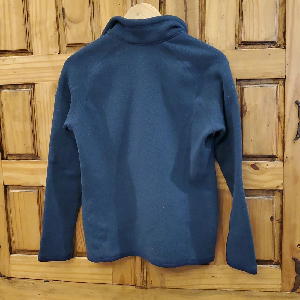Patagonia Better Sweater Navy Blue Jacket Women Small Quarter Zip Pullover - Picture 5 of 13